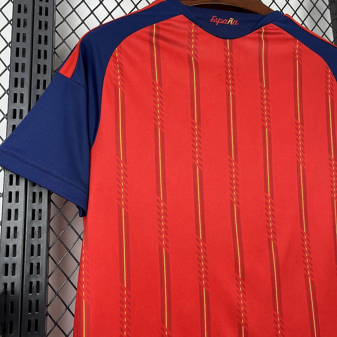 2026 World Cup Spain Fan Version Home Men’s Soccer Jersey