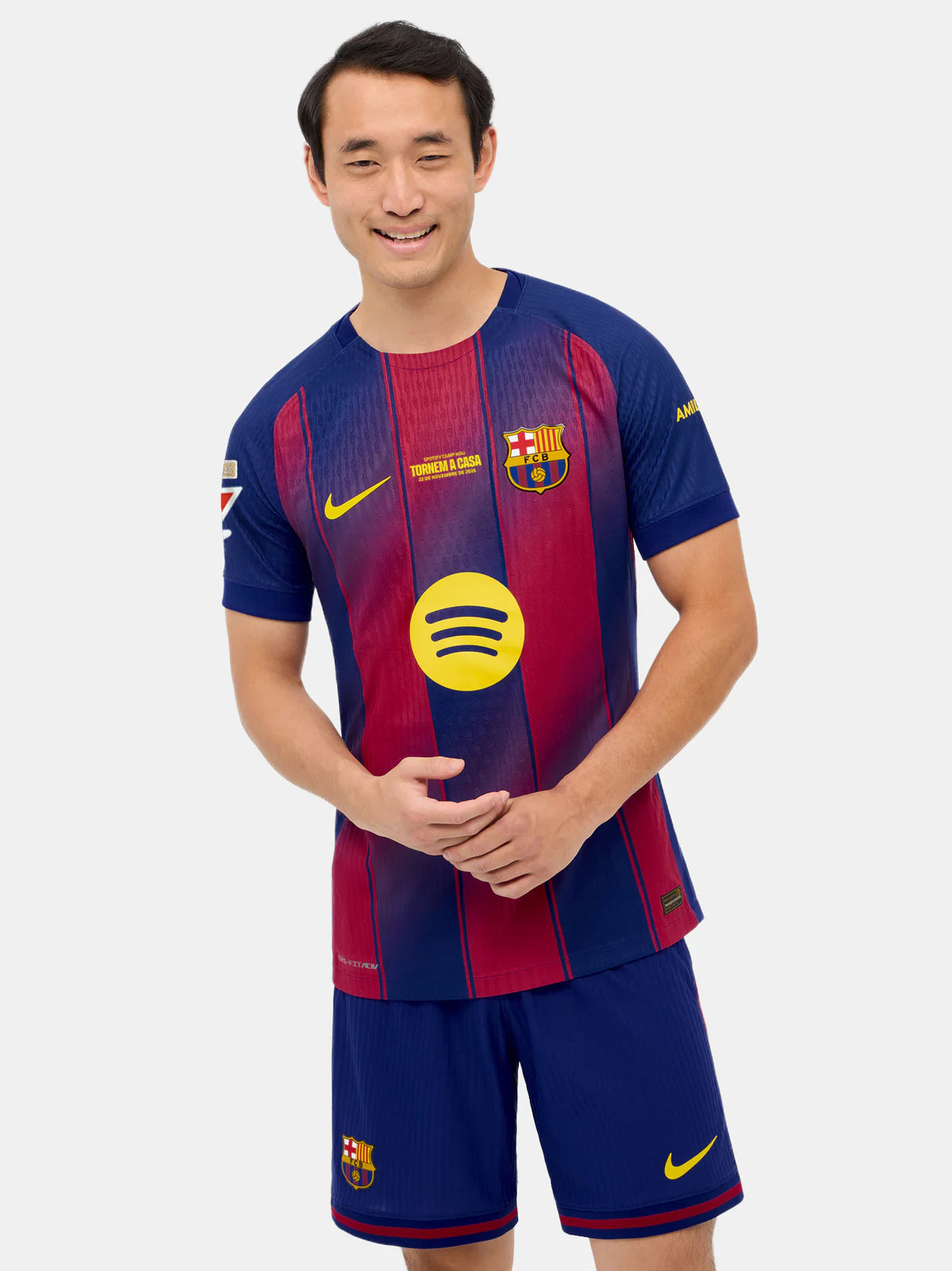 Barcelona 2025/26 Home Male Soccer Jersey Player Version