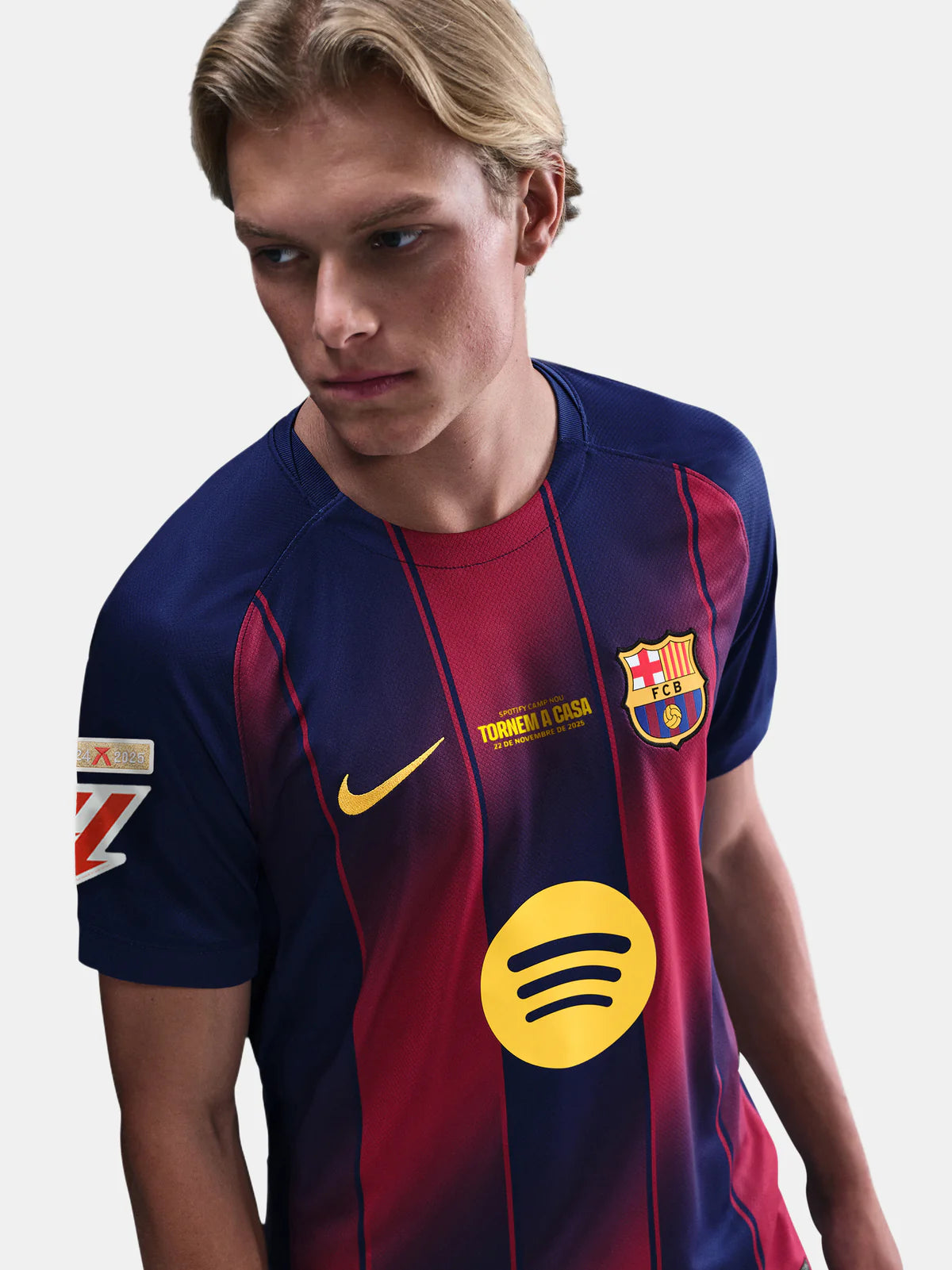 Barcelona 2025/26 Home Male Soccer Jersey