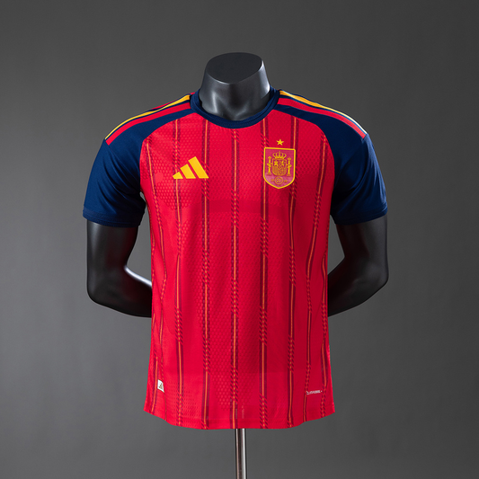 2026 World Cup Spain Home Player Version Men’s Jersey